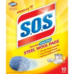 Deals ???? S.O.S. Steel Wool Soap Pads 10 Ct. ????