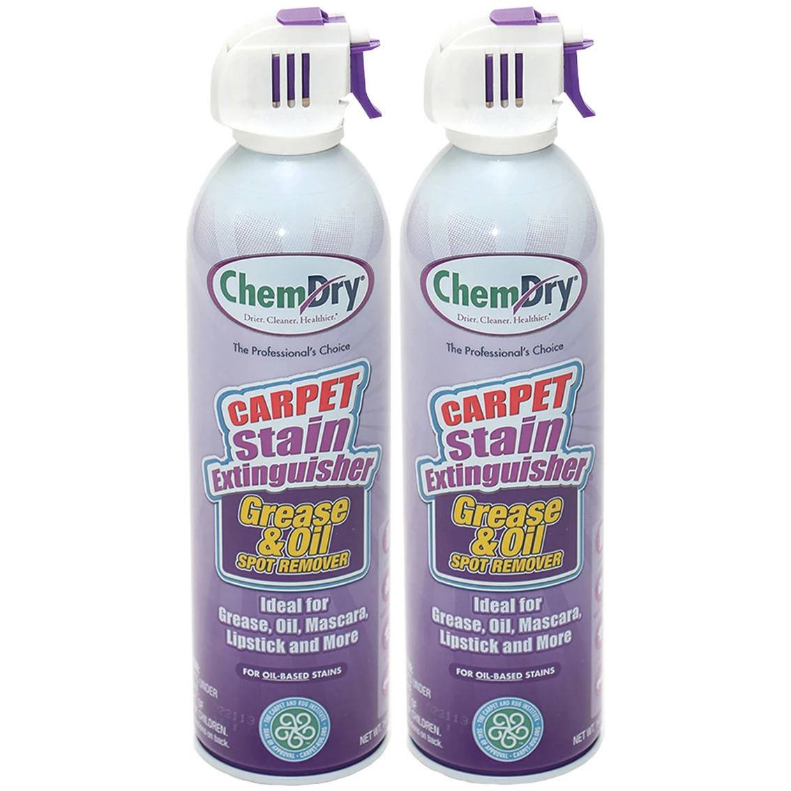 New ???? Chem-Dry Grease And Oil Spot Remover, 2 Pk. ???? 1 New ???? Chem-Dry Grease And Oil Spot Remover, 2 Pk. ????