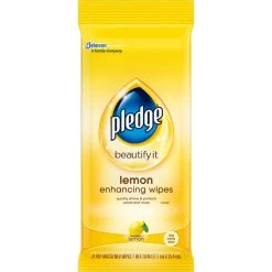 Hot Sale ✨ Pledge Lemon Enhancing Furniture Wipes 24 Pk. ✨