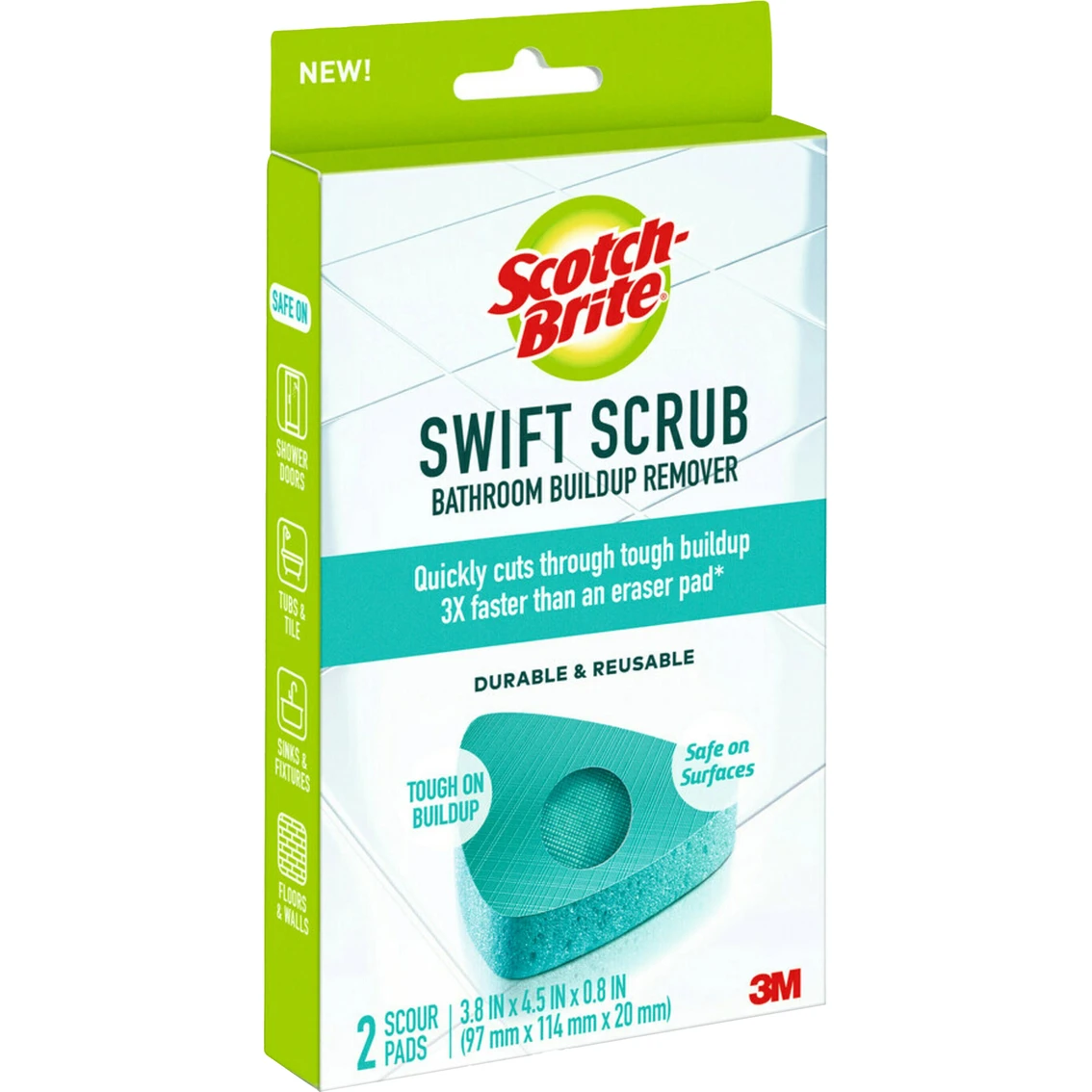 Budget ⭐ Scotch-Brite Swift Scrub Bathroom Buildup Remover 2 Pk. ❤️ 1 Budget ⭐ Scotch-Brite Swift Scrub Bathroom Buildup Remover 2 Pk. ❤️