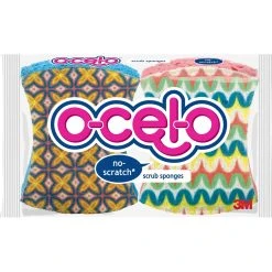 Hot Sale ⭐ Ocelo O-Cel-O No-Scratch Scrub Sponges 2 Pk. ????