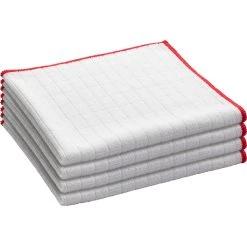 Best reviews of ???? E-Cloth Wash And Wipe Microfiber White With Red Trim Dish Cloths 4 Ct. ????