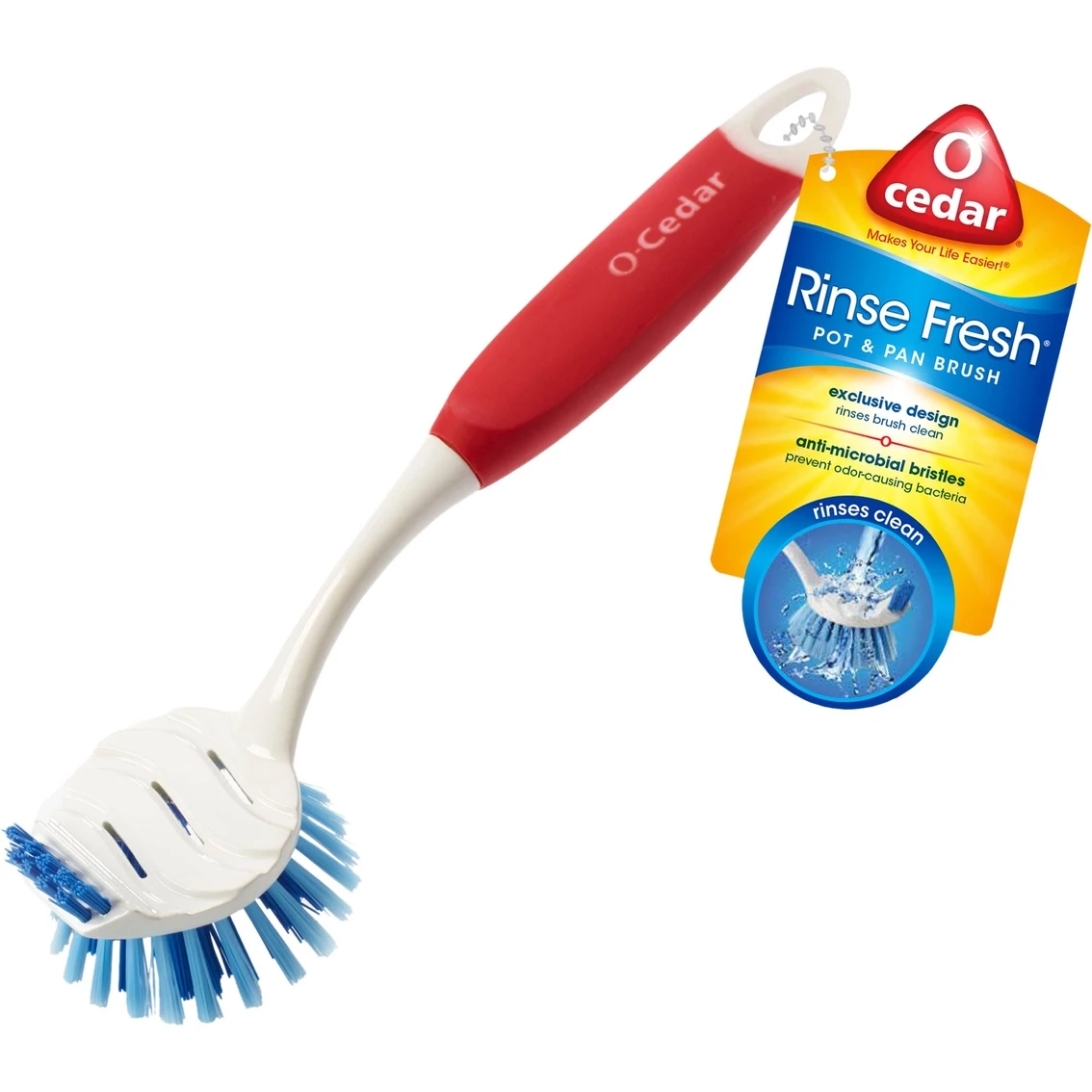 Budget ???? O-Cedar Rinse Fresh Pot And Pan Brush ???? 1 Budget ???? O-Cedar Rinse Fresh Pot And Pan Brush ????